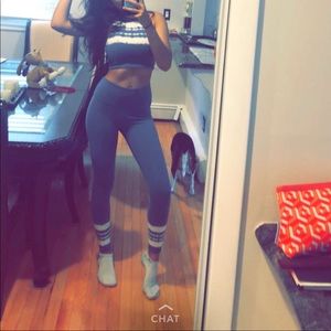 Sports bra with matching leggings